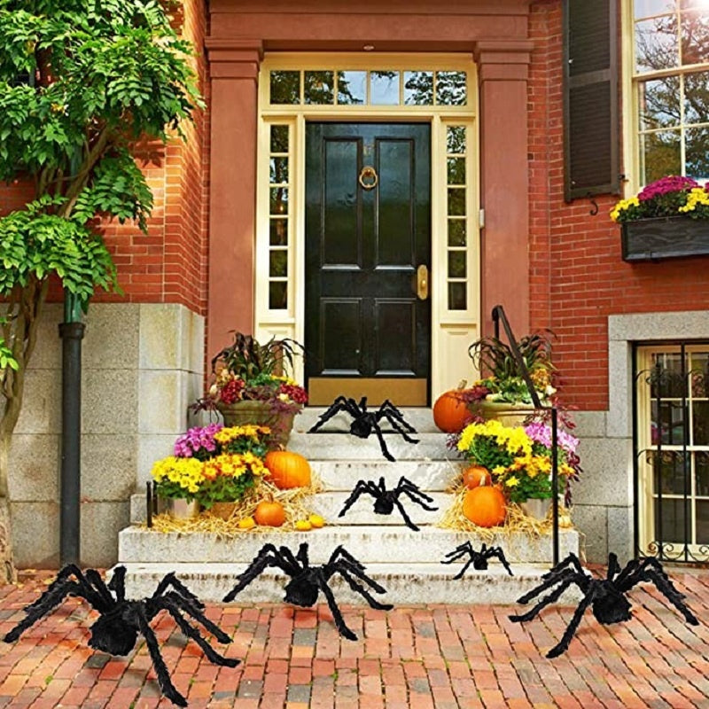 Giant Creepy Spider – Realistic Outdoor Halloween Yard Decoration Prop