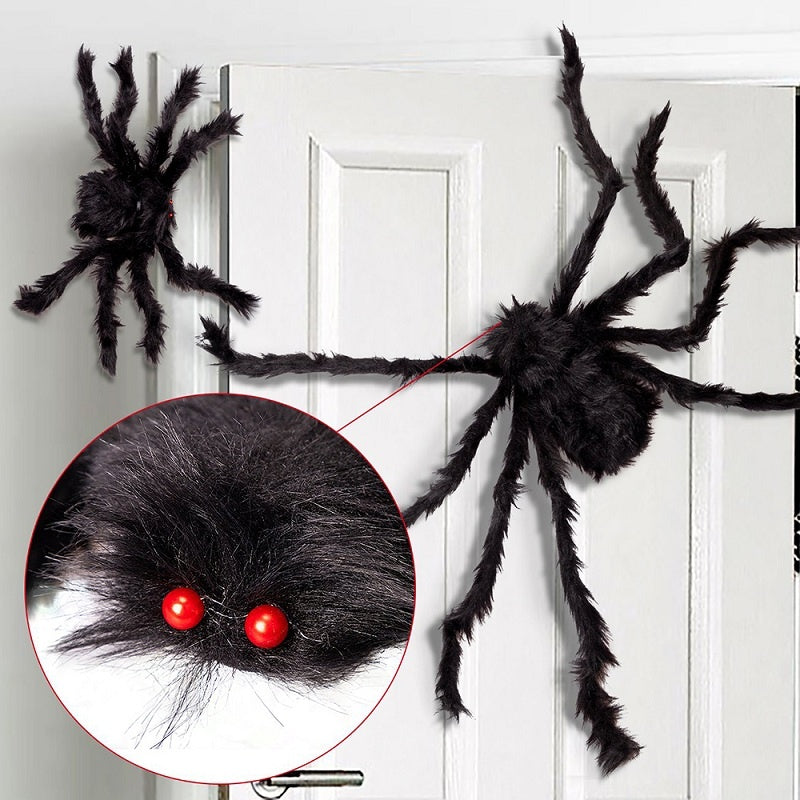 Giant Creepy Spider – Realistic Outdoor Halloween Yard Decoration Prop