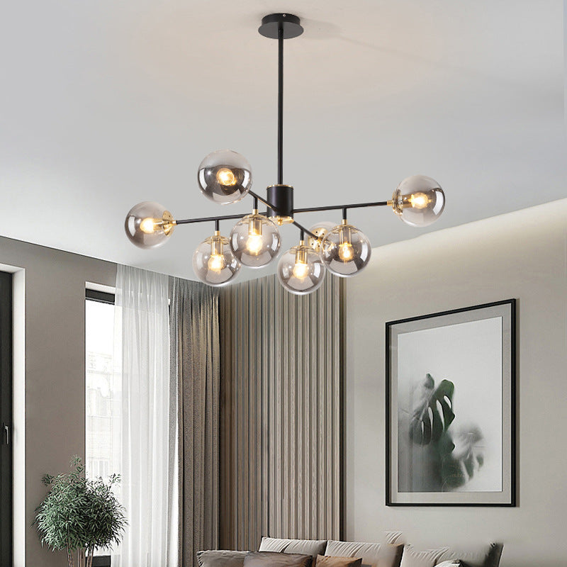 Halyn | Scandinavian Glass Chandelier for Modern Living