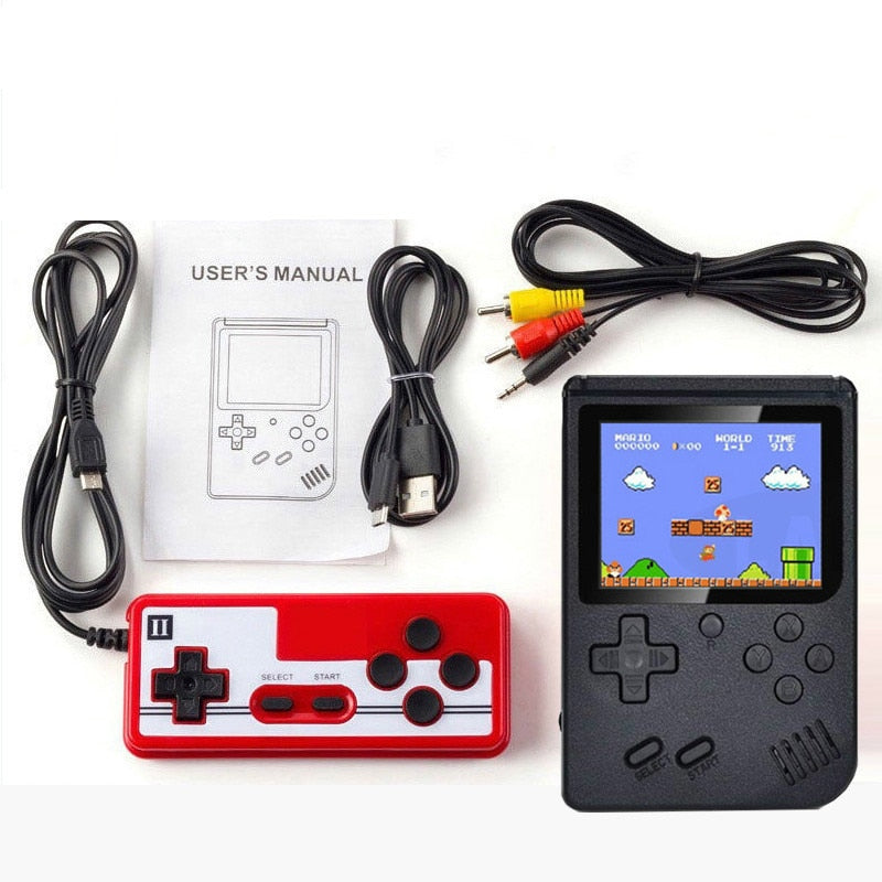 Mini Retro Gaming Console – Handheld Portable Game Player with 400 Built-in Classic Games for Travel
