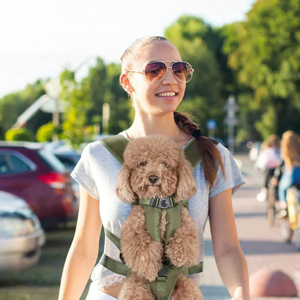 PawPorter – Hands-Free Dog Carrier Backpack for Small Pets with Adjustable Comfort Design