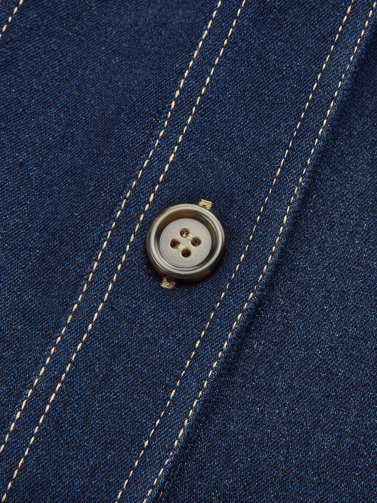 Heaven | Contemporary Contrast Stitching Denim Jacket