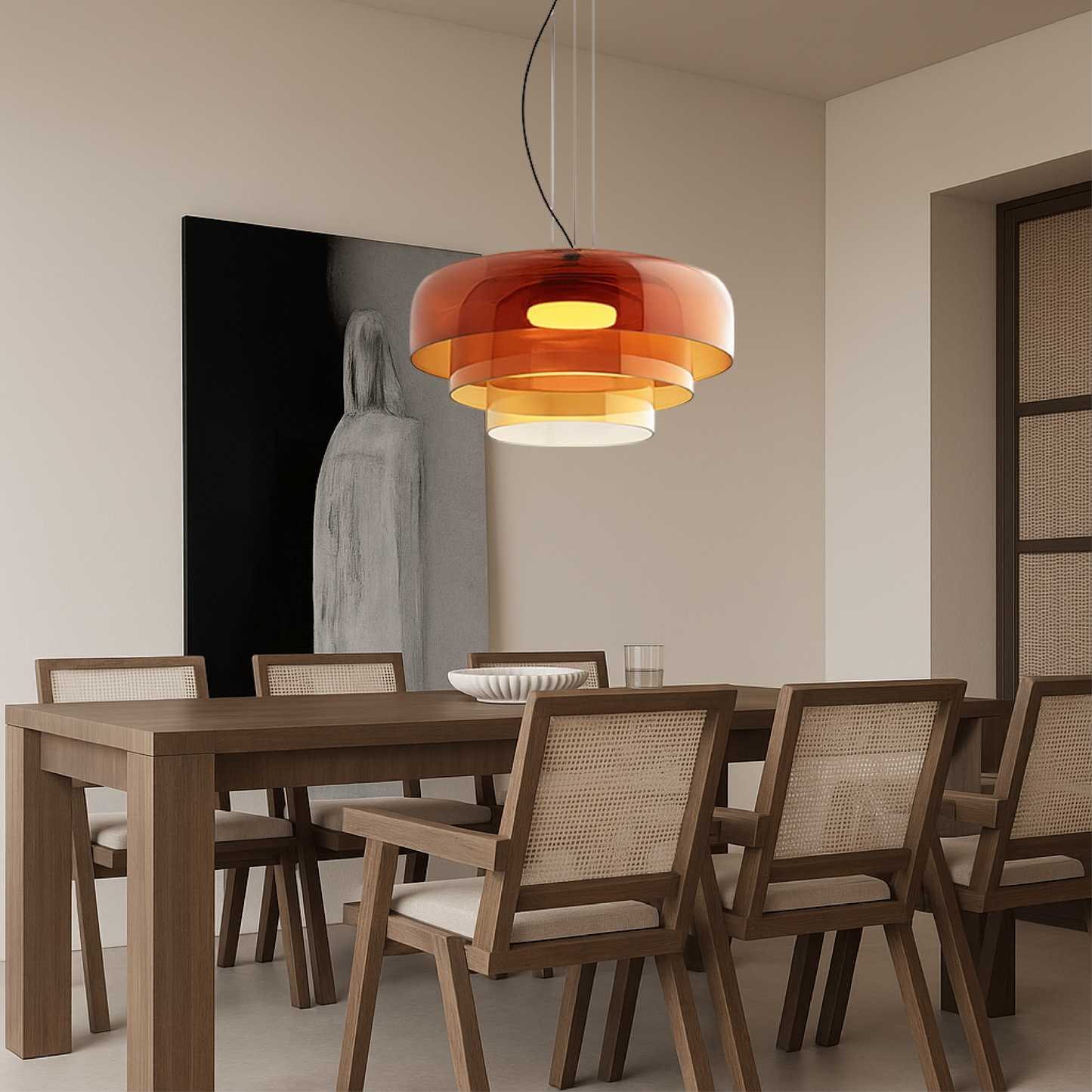 Helvyn | Minimalist Glass Pendant Light for Contemporary Interiors