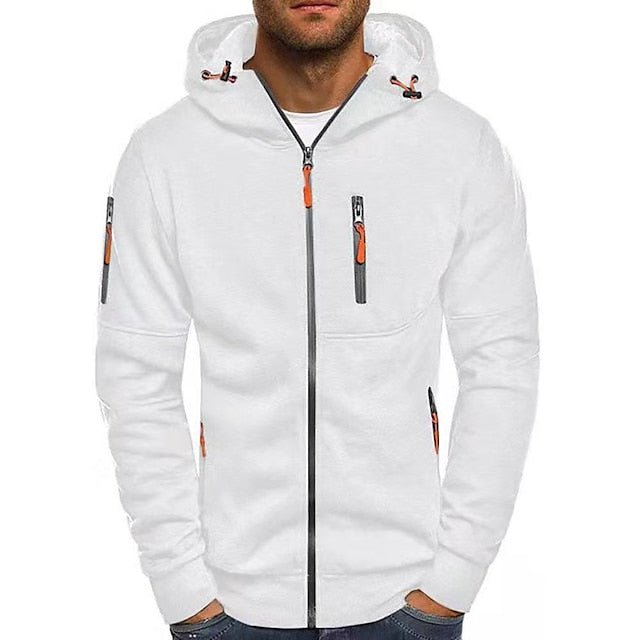 Marco | Lightweight Men’s Hooded Jacket with Zip Closure