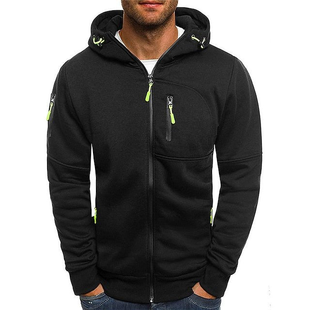 Marco | Lightweight Men’s Hooded Jacket with Zip Closure