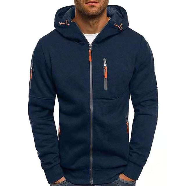 Marco | Lightweight Men’s Hooded Jacket with Zip Closure