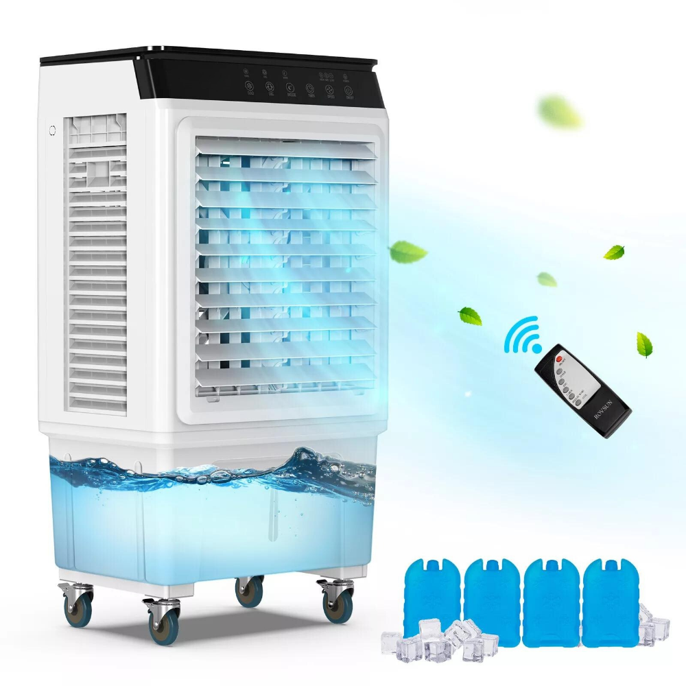 BreezeFlow | Mobile Swamp Cooler with Water-Based Air Cooling System