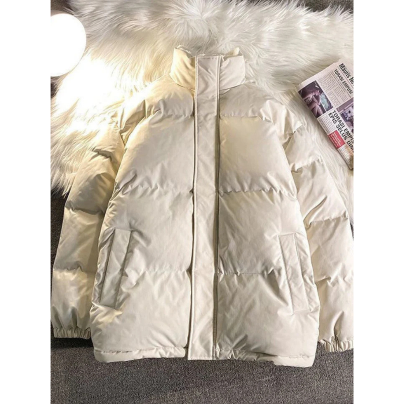Hunter | Insulated Mock Neck Puffer Jacket for Men — Warm and Stylish