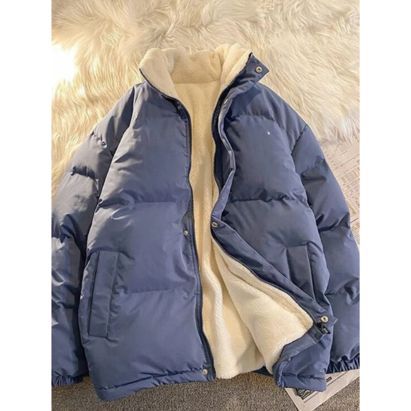 Hunter | Insulated Mock Neck Puffer Jacket for Men — Warm and Stylish