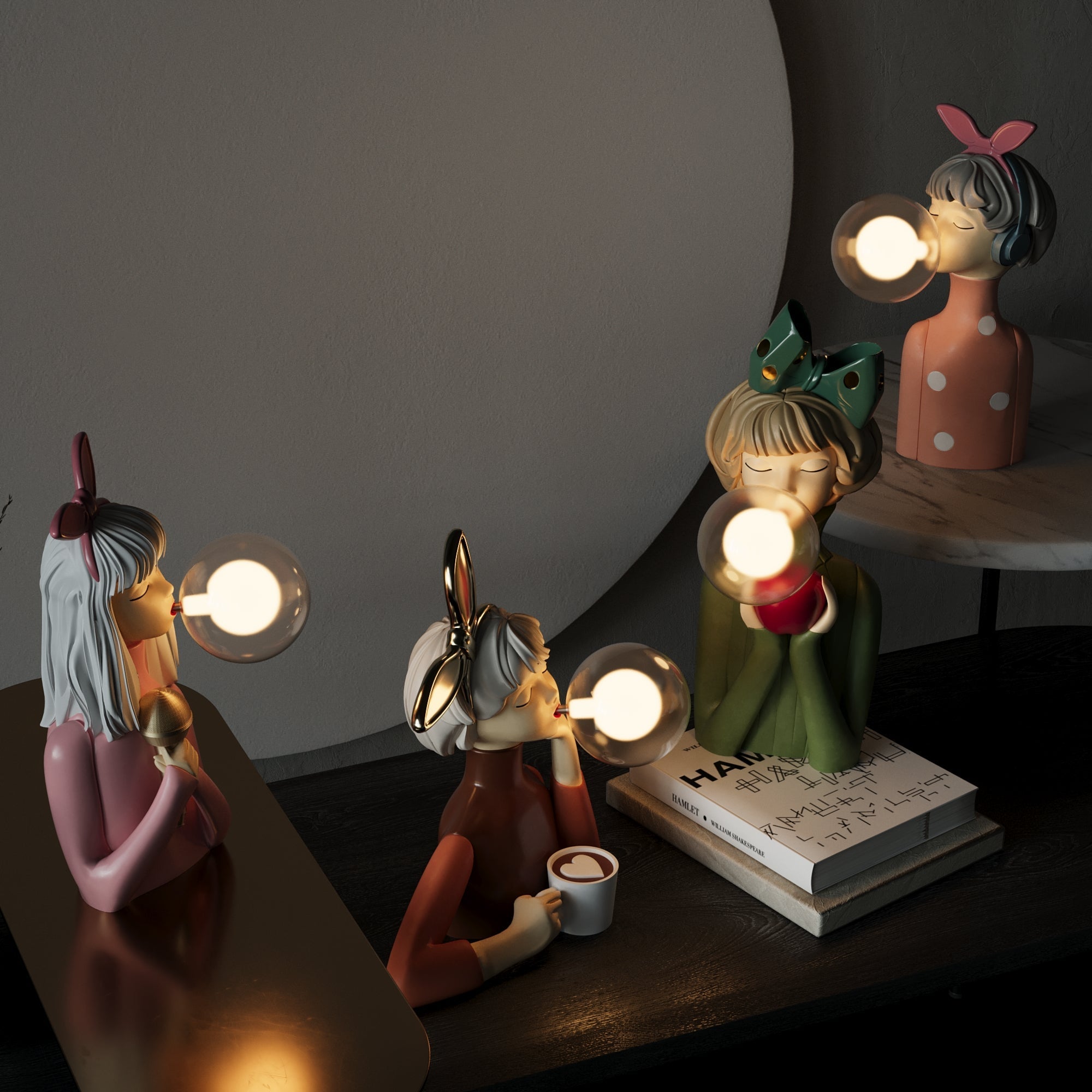 LuxeForge – Elegant Artisan Crafted Lamp for Bespoke Interiors
