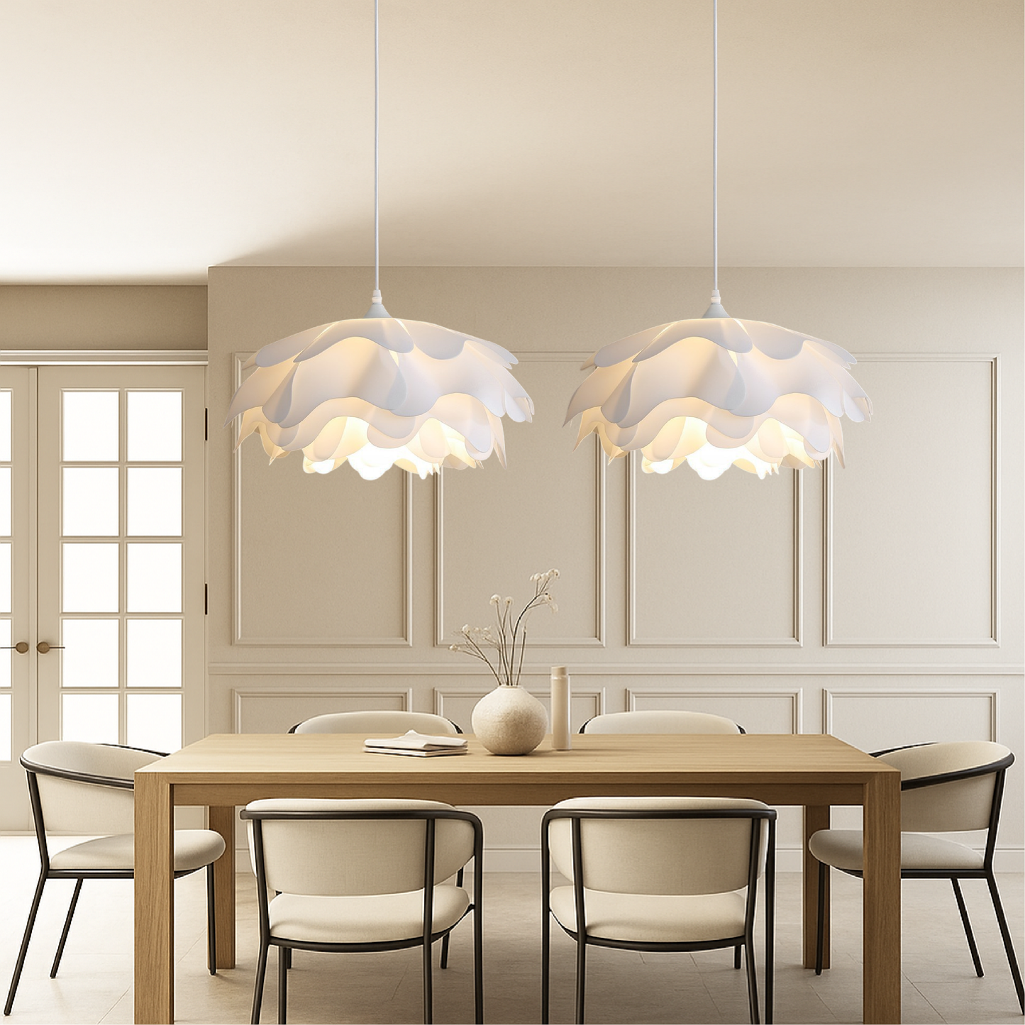 Illuno | Elegant Mud-Toned Pendant Lamp for Subtle Lighting
