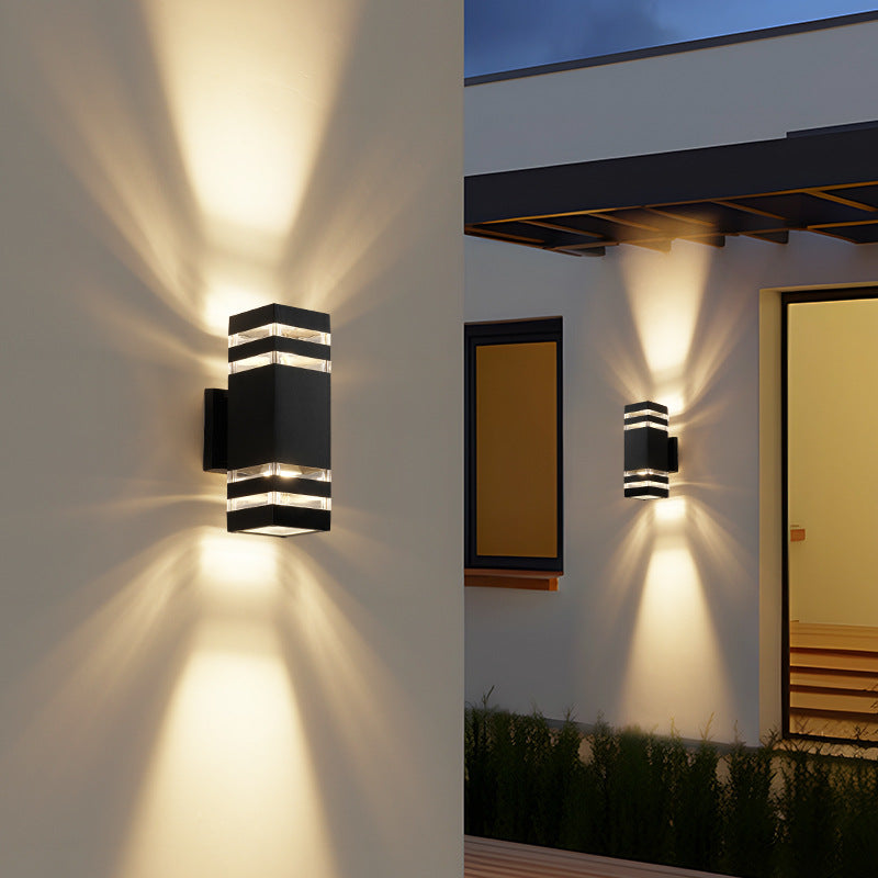 Illure | Minimalist 2-Way Outdoor Wall Lamp for Elegant Exteriors