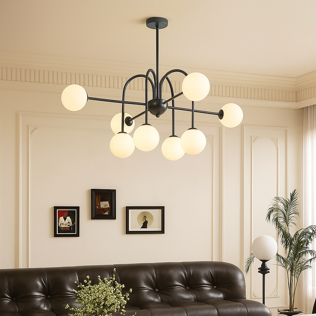 Inlora | Artistic Beam Chandelier for Contemporary Interiors