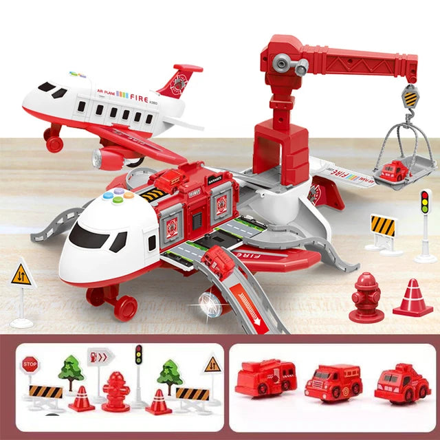 Educational Aeroplane Toy – Interactive Lights, Music & Accessories for Toddlers 12 Months+