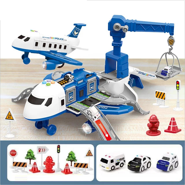 Educational Aeroplane Toy – Interactive Lights, Music & Accessories for Toddlers 12 Months+