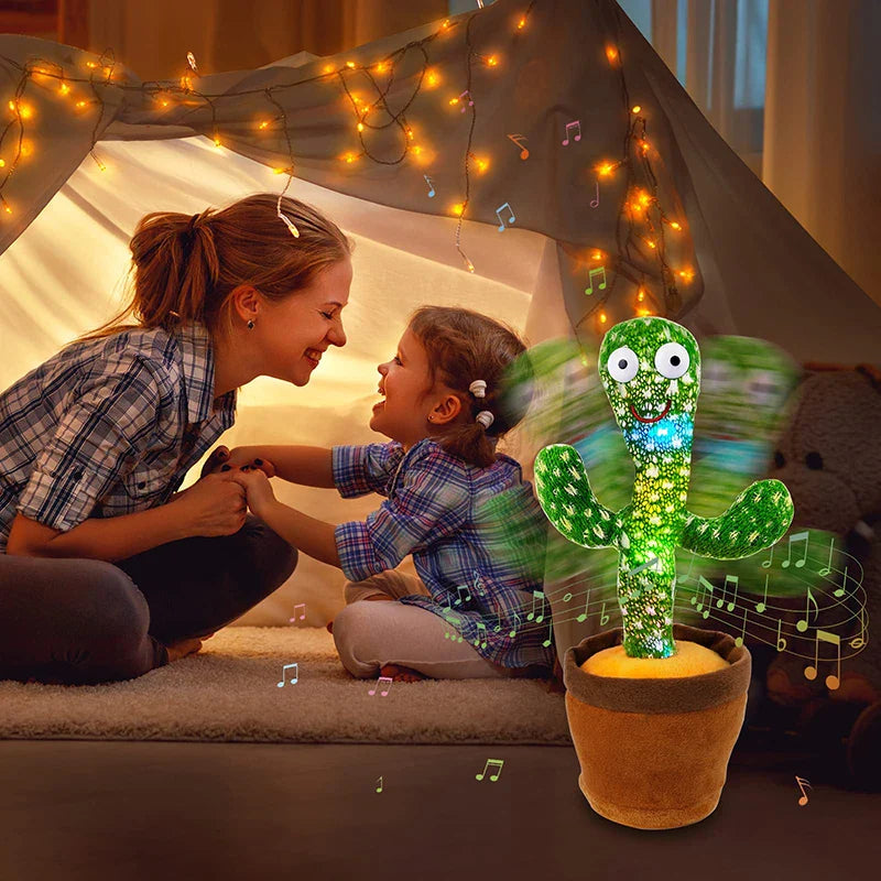 Interactive Talking Cactus Plush Toy for Kids – Dancing Soft Plush Toy for Home Decor and Gifts