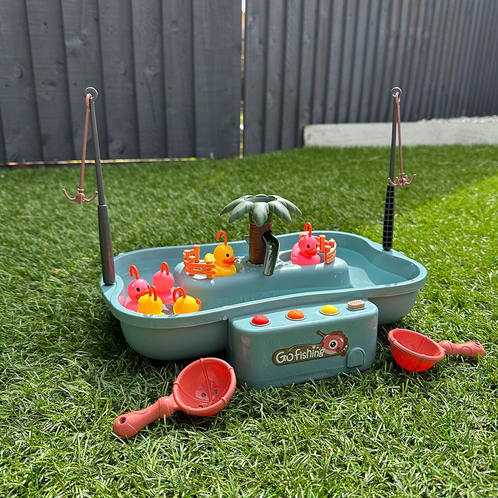 Interactive Water Fishing Game for Kids – Duck Catching Activity to Enhance Motor Skills and Creativity