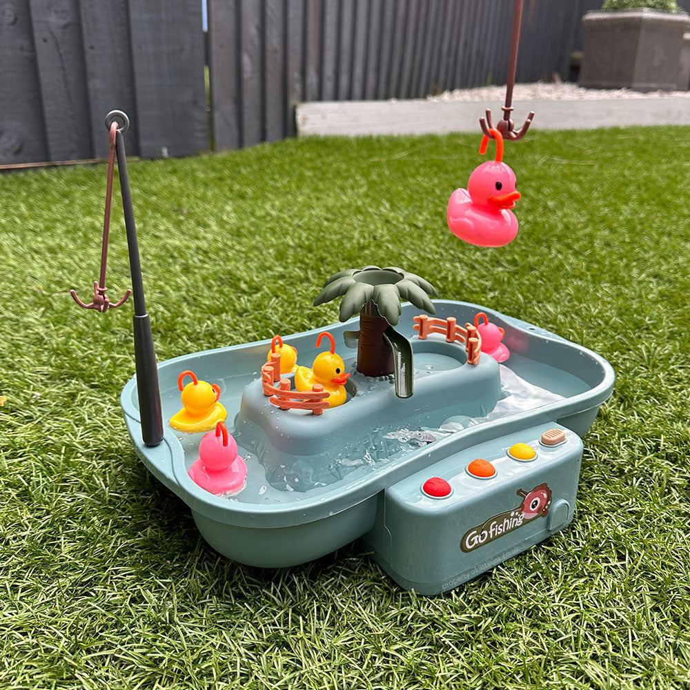 Interactive Water Fishing Game for Kids – Duck Catching Activity to Enhance Motor Skills and Creativity