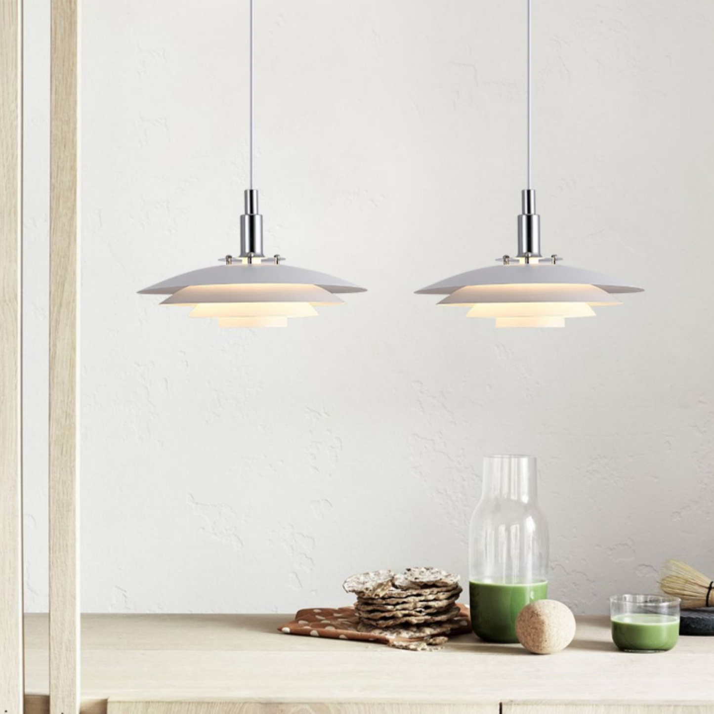 IronGlow | Modern Minimalist Metal Low Pendant Lamp