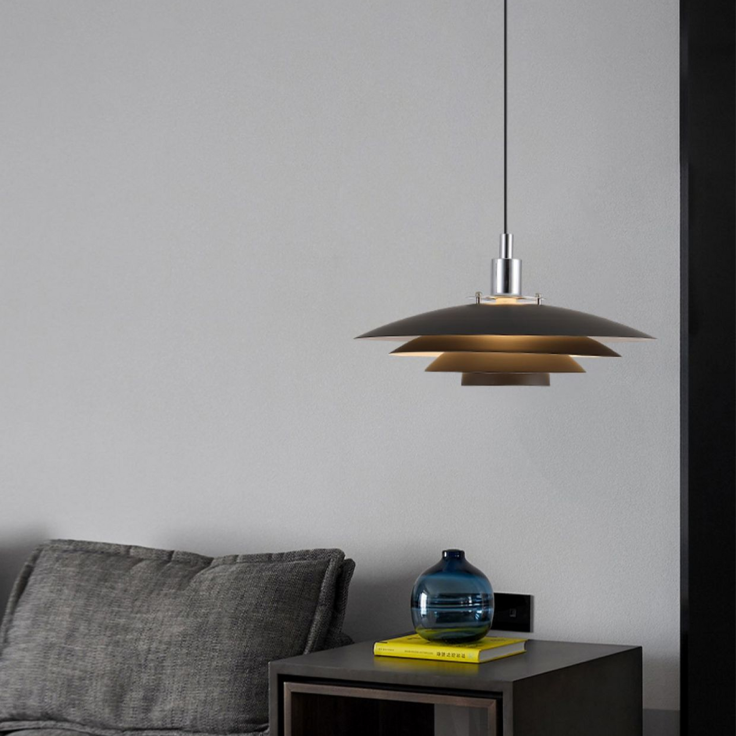 IronGlow | Modern Minimalist Metal Low Pendant Lamp