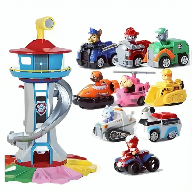 Indoor and Outdoor Play Tower for Kids – Fun Slide and Figures Included for Toddlers and Young Children