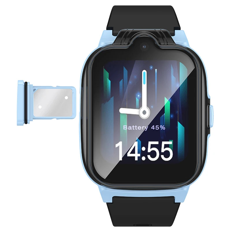 Durable Kids Smartwatch with GPS and 4G – HD 1.69" Touchscreen for Safety and Connectivity