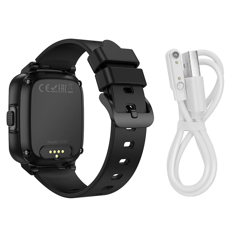 Durable Kids Smartwatch with GPS and 4G – HD 1.69" Touchscreen for Safety and Connectivity