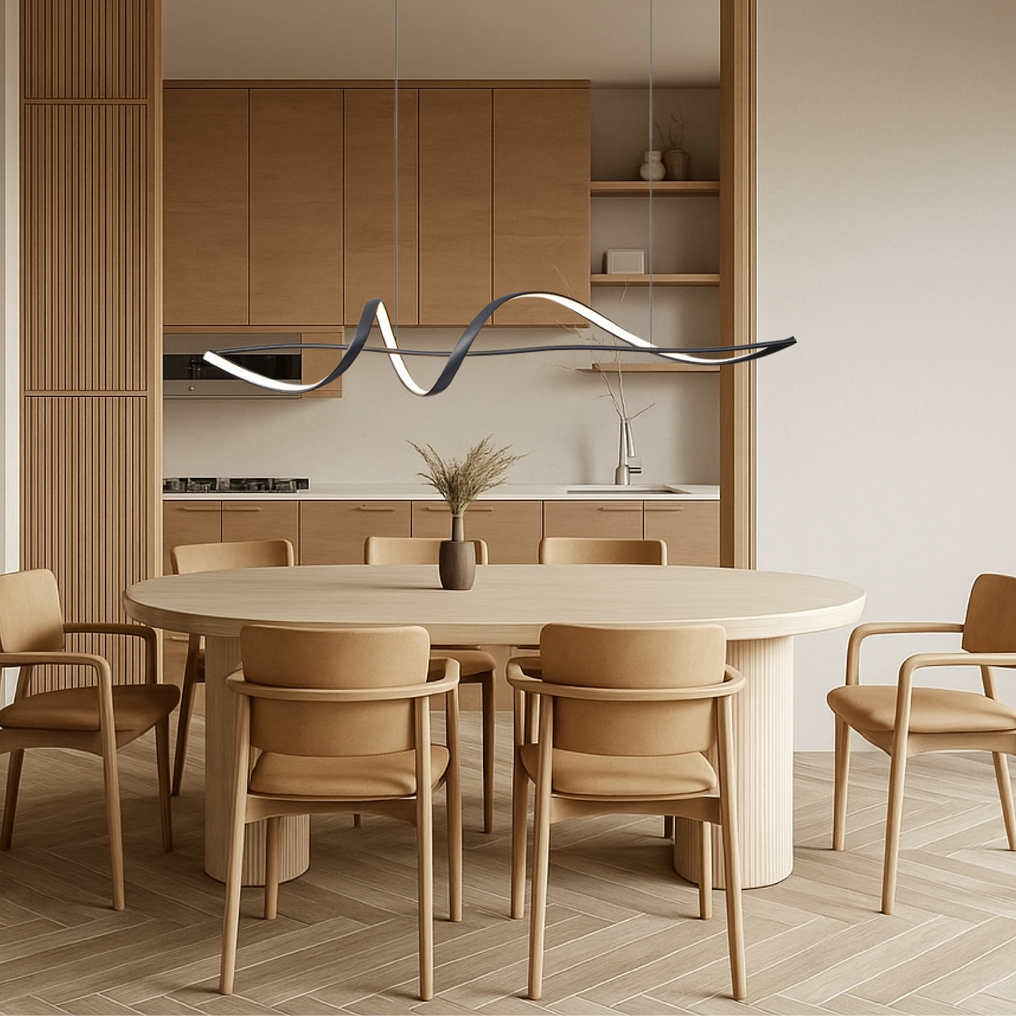 Klaren | Aurora-Inspired Modern Pendant Lamp for Ambient Lighting