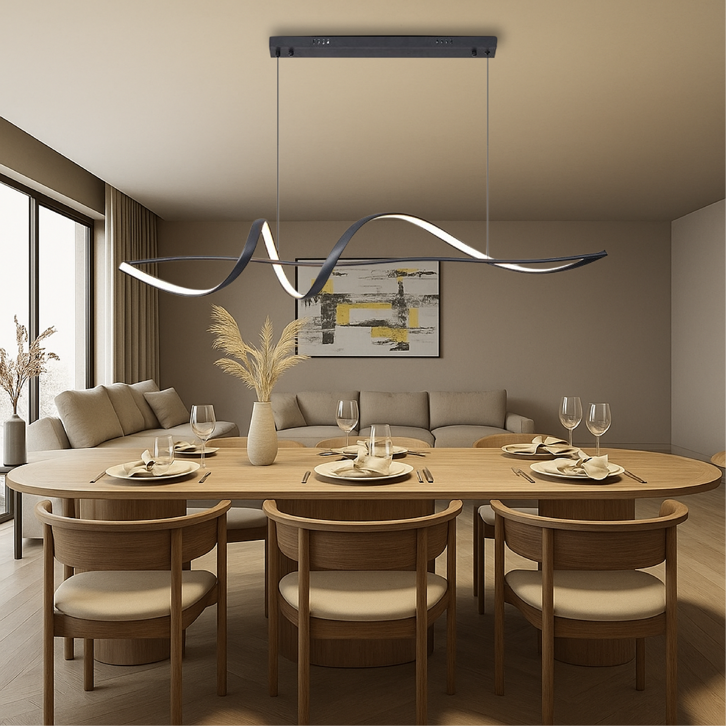 Klaren | Aurora-Inspired Modern Pendant Lamp for Ambient Lighting