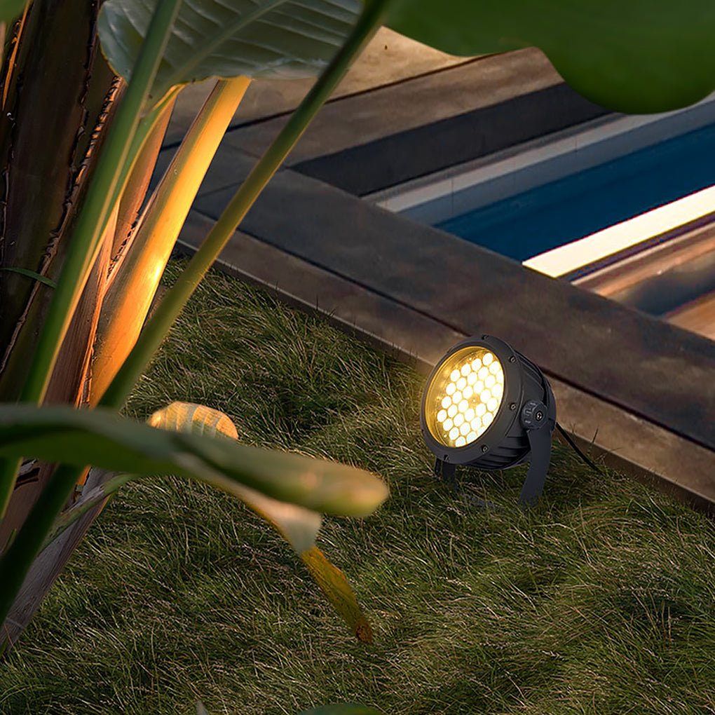 EverGlow Solar Spotlights – Weather-Resistant LED Outdoor Lights for Trees, Fences, and Pathways, offering solar-powered, long-lasting illumination.