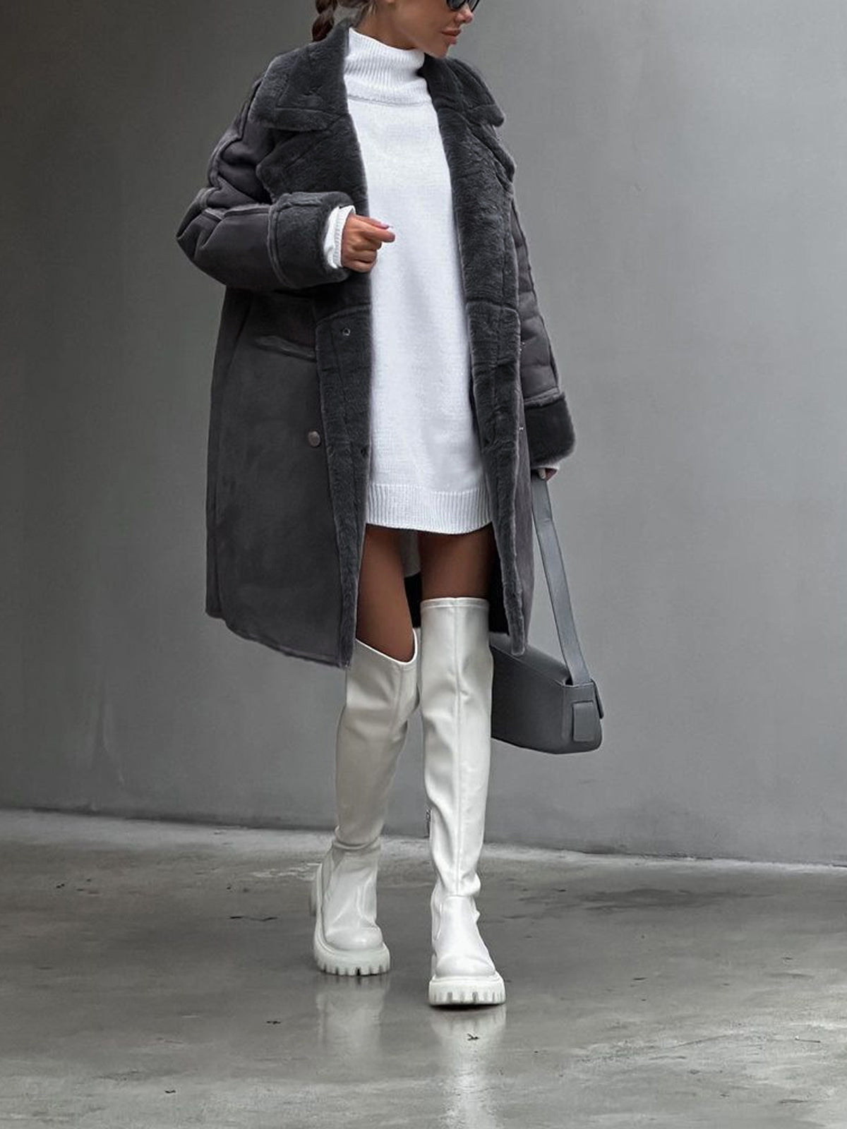 Clarissa | Elegant Women's Coat – Plus Size Winter Warmth with Soft Lapel