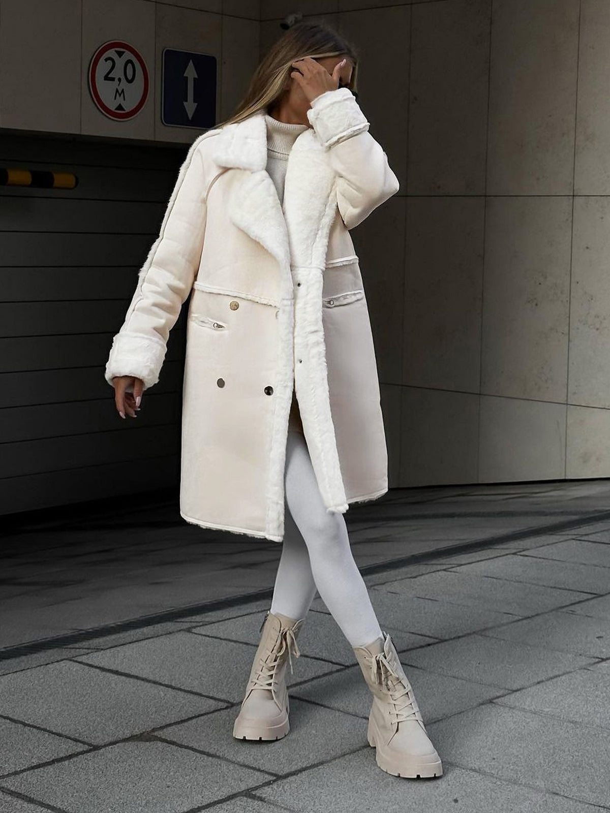 Clarissa | Elegant Women's Coat – Plus Size Winter Warmth with Soft Lapel