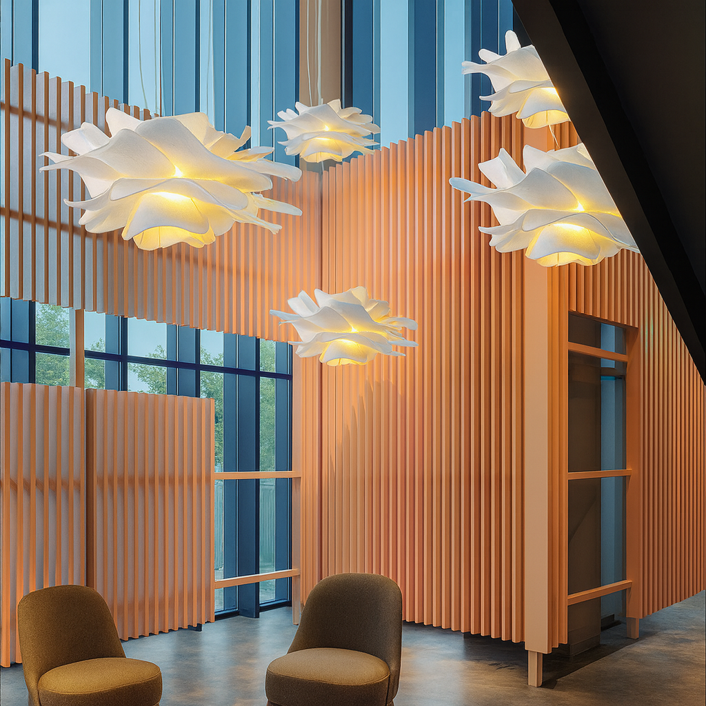 Leofora | Minimalist Floral Leaf Hanging Ceiling Lamp