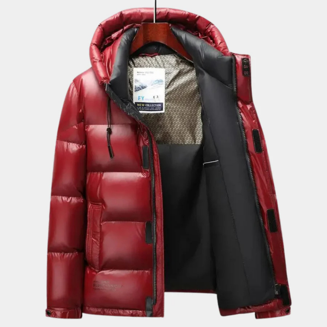 Levi | Insulated Men’s Zippered Puffer Jacket for Cold Weather