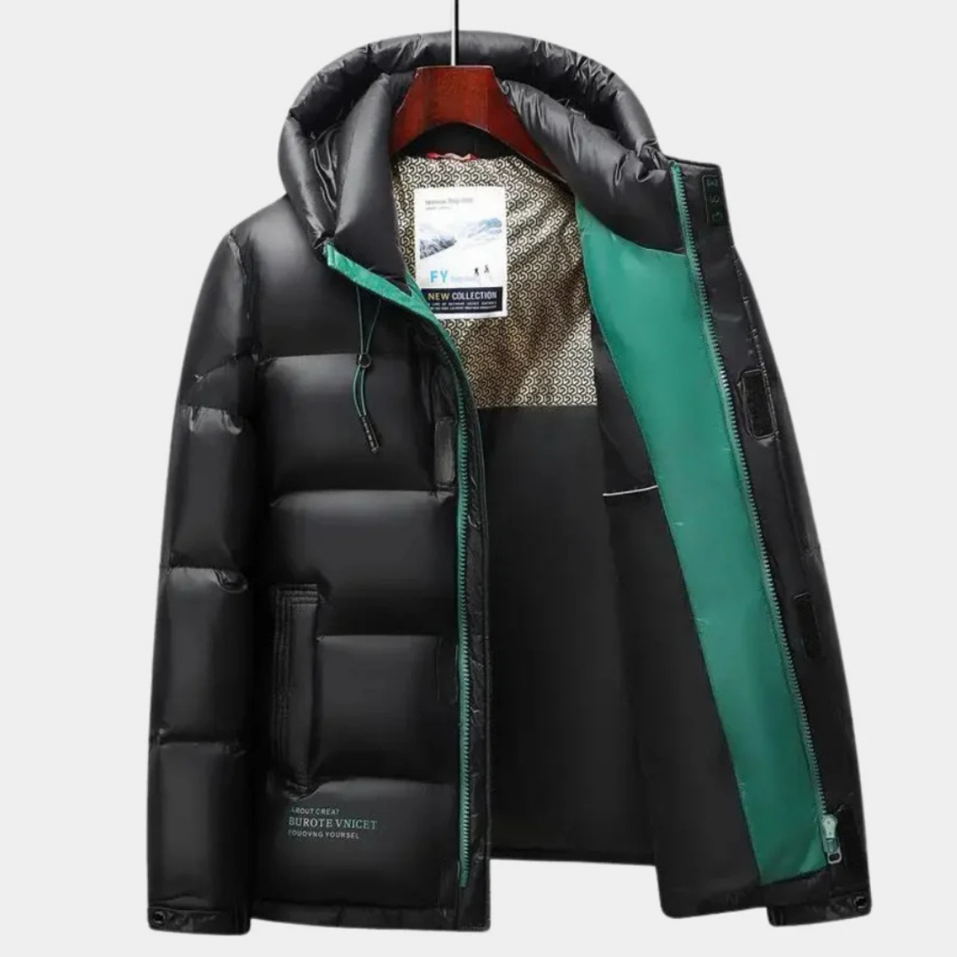 Levi | Insulated Men’s Zippered Puffer Jacket for Cold Weather