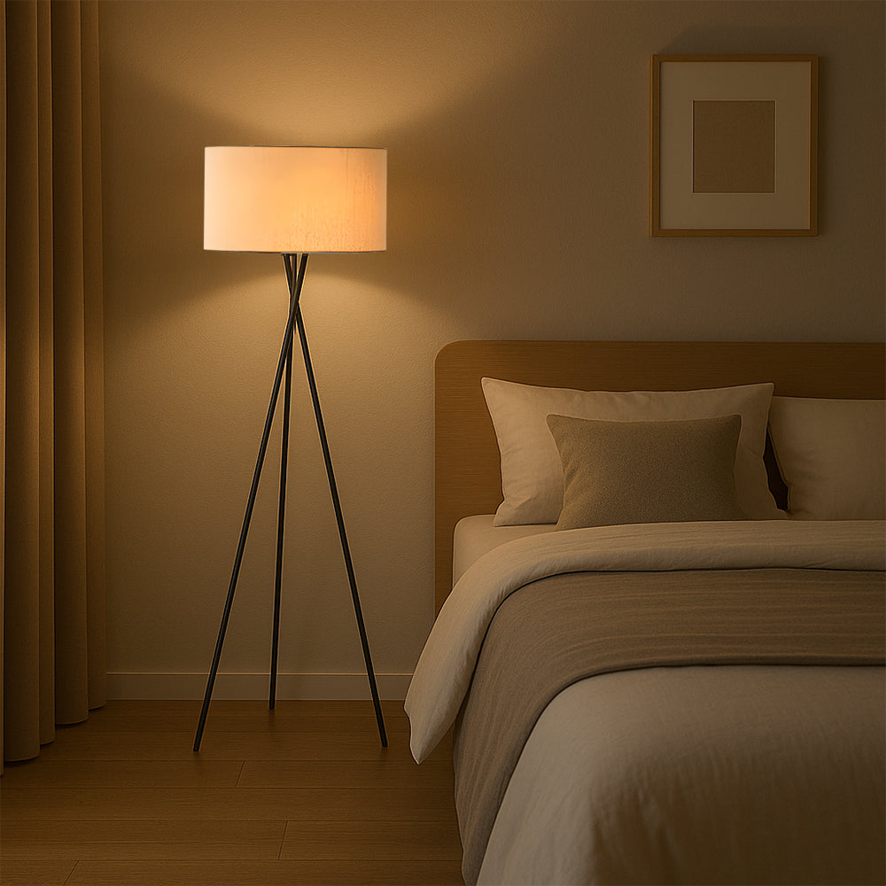 Lightrum | Minimalist Silk Floor Lamp