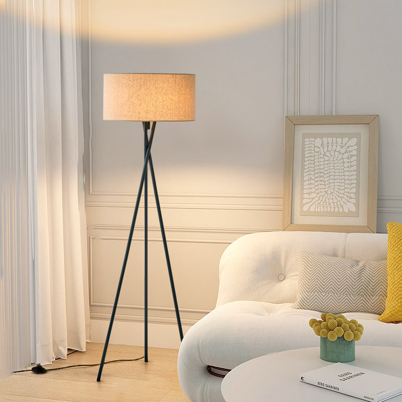 Lightrum | Minimalist Silk Floor Lamp