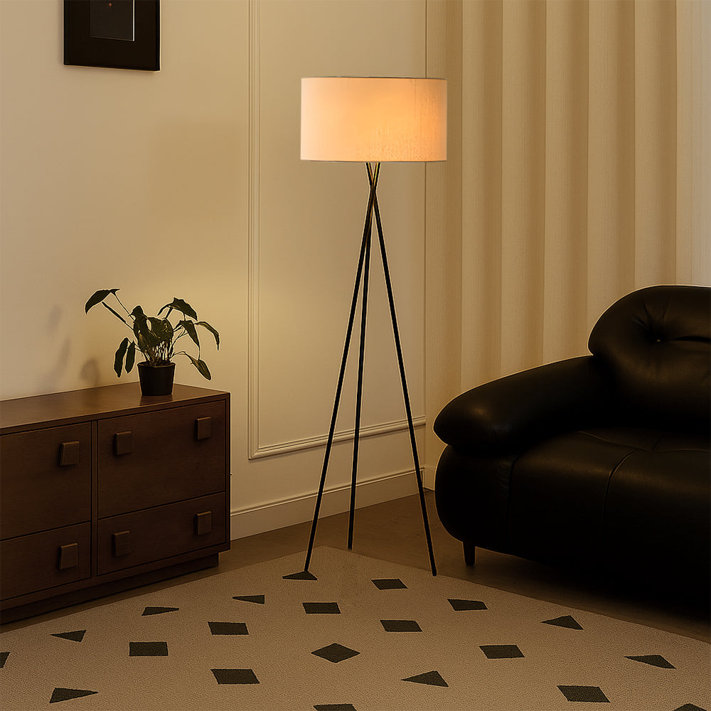 Lightrum | Minimalist Silk Floor Lamp