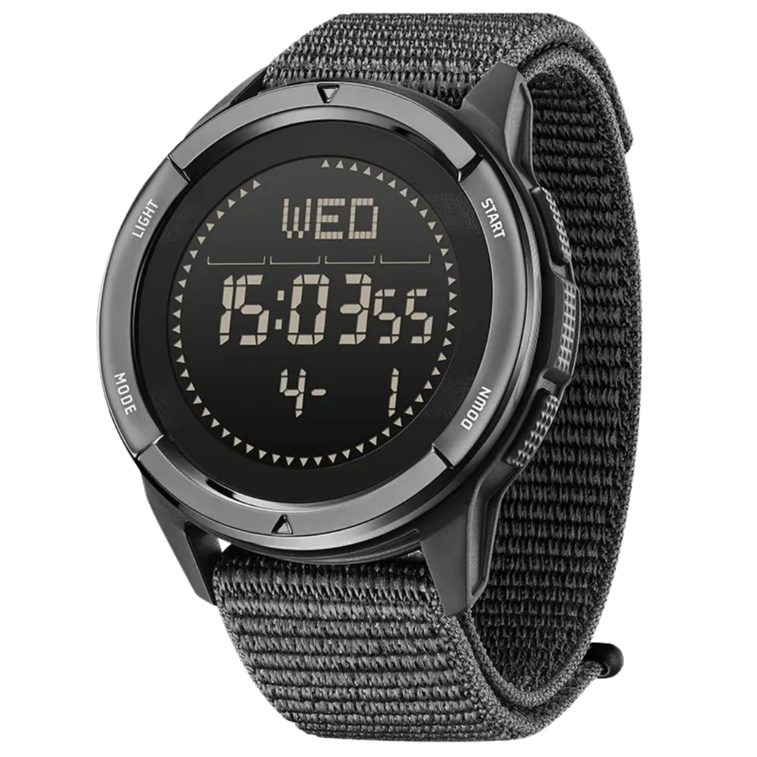 Summit Pro Outdoor Watch with Carbon Fiber Build, GPS Tracking, Heart Rate Sensor, and Compass