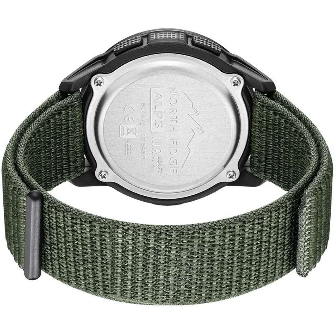 Summit Pro Outdoor Watch with Carbon Fiber Build, GPS Tracking, Heart Rate Sensor, and Compass