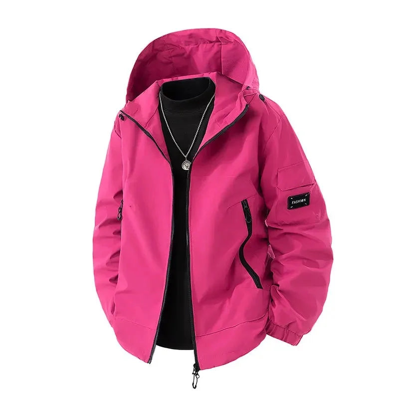 Lincoln | Insulated Men’s Oversized Sk Puffer Jacket with Hood — Winter Wear