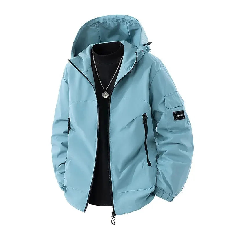 Lincoln | Insulated Men’s Oversized Sk Puffer Jacket with Hood — Winter Wear