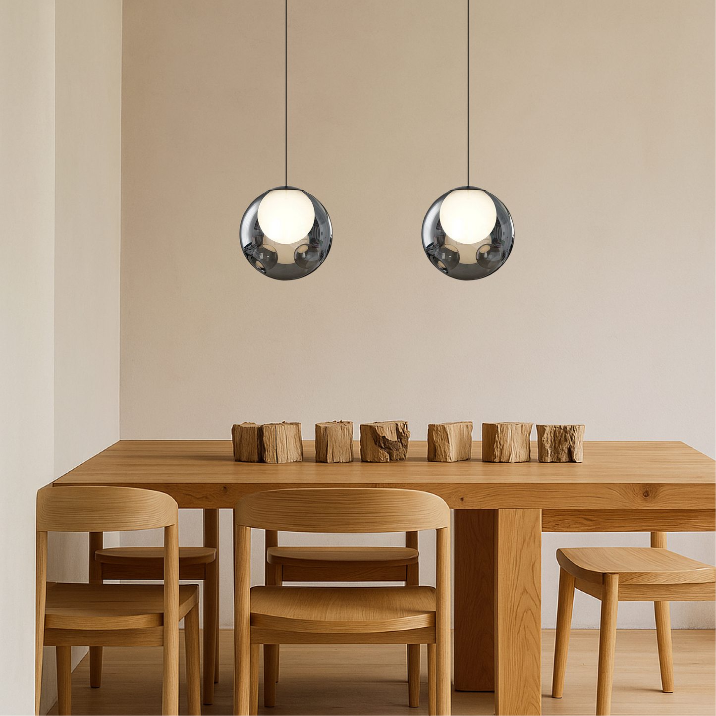 Linor | Modern Italian Glass Hanging Pendant Light
