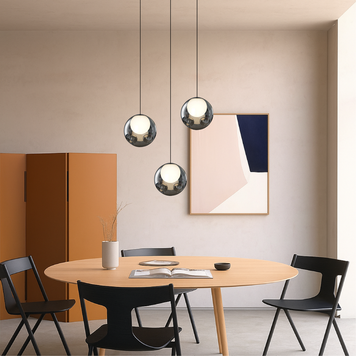 Linor | Modern Italian Glass Hanging Pendant Light