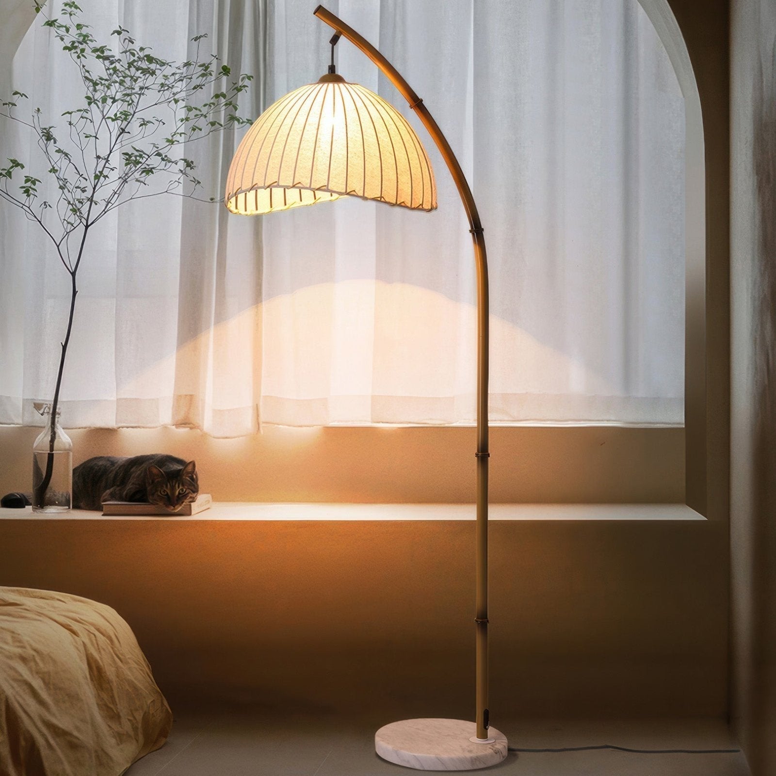 Lixan | Retro Bamboo Cultural Floor Lamp