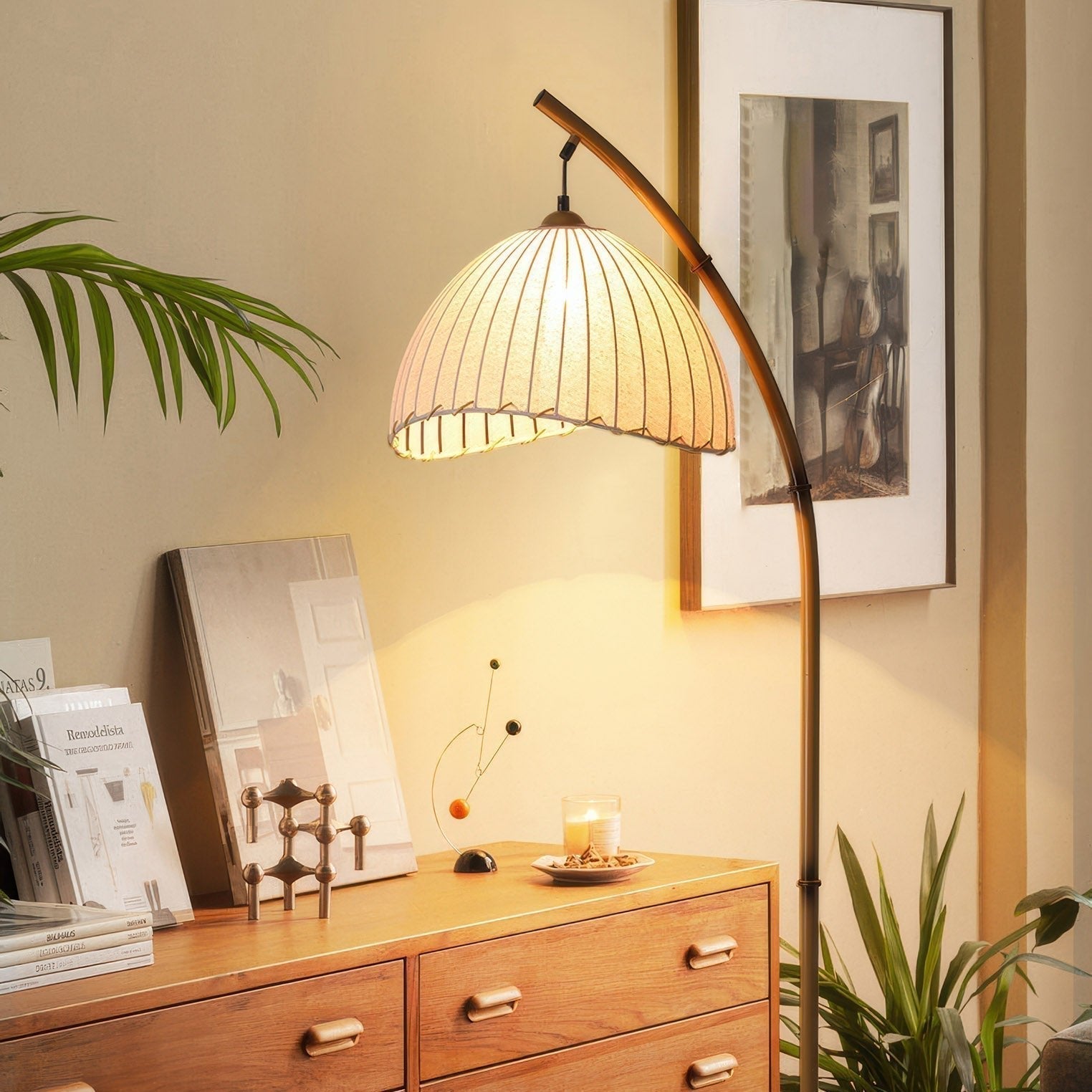 Lixan | Retro Bamboo Cultural Floor Lamp