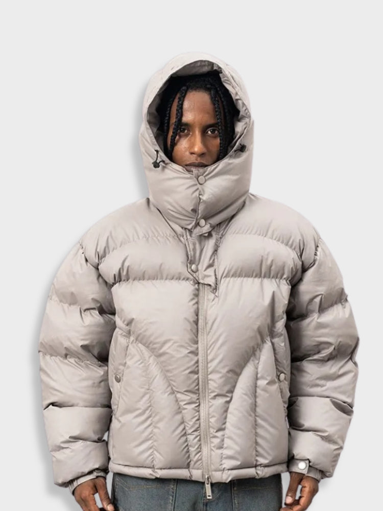 Logan | Insulated Men’s Hooded Puffer Parka Jacket for Winter Comfort