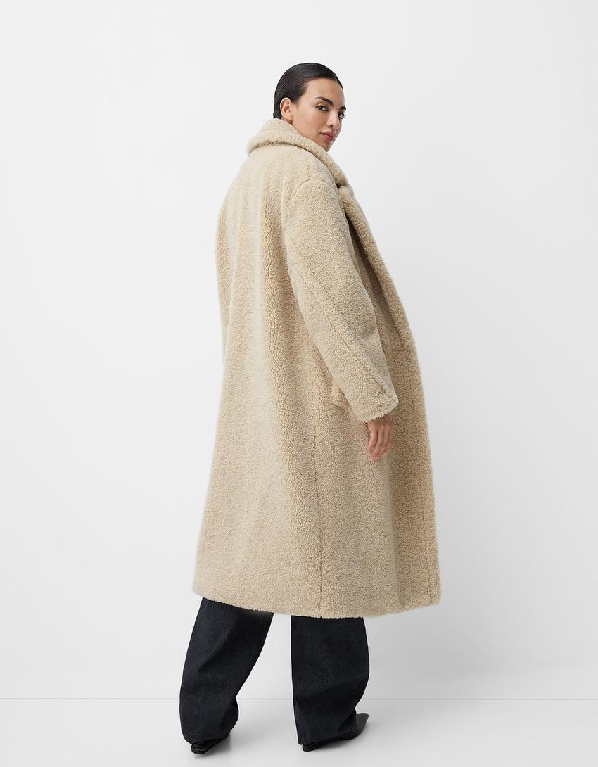 Marcelline | Cozy Women's Oversized Coat – Stylish Faux Fur with Warm Elegance
