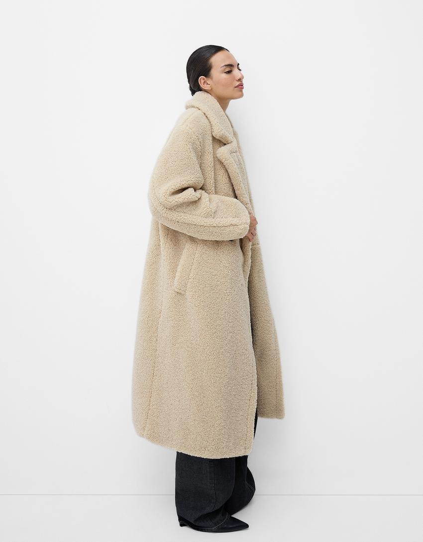 Marcelline | Cozy Women's Oversized Coat – Stylish Faux Fur with Warm Elegance