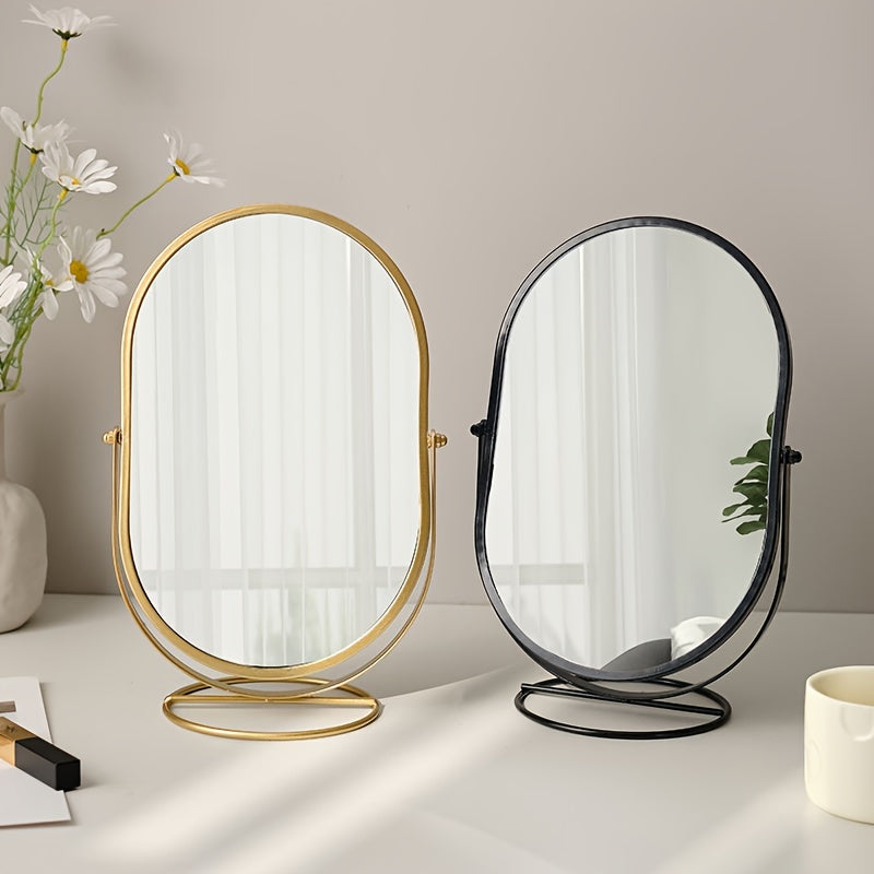 GlowSpin Mirror – A portable, rotating makeup mirror for perfect application on the go.